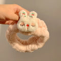 Fleece Spa Headband Wristband Set
