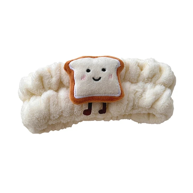 Fleece Spa Headband Wristband Set